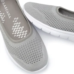 Ballerinas|LASCANA Sneaker Ballerinas grau