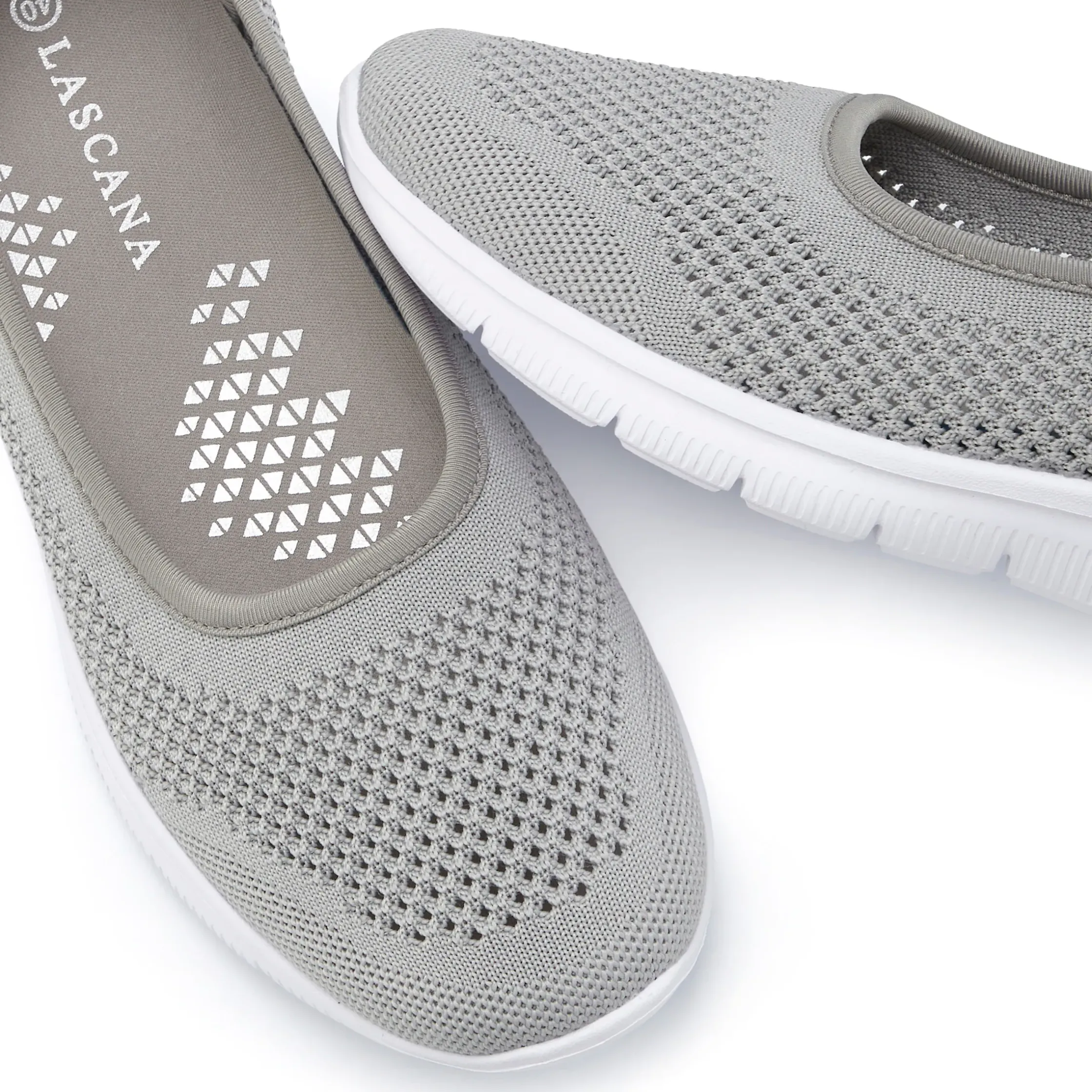 Ballerinas|LASCANA Sneaker Ballerinas grau