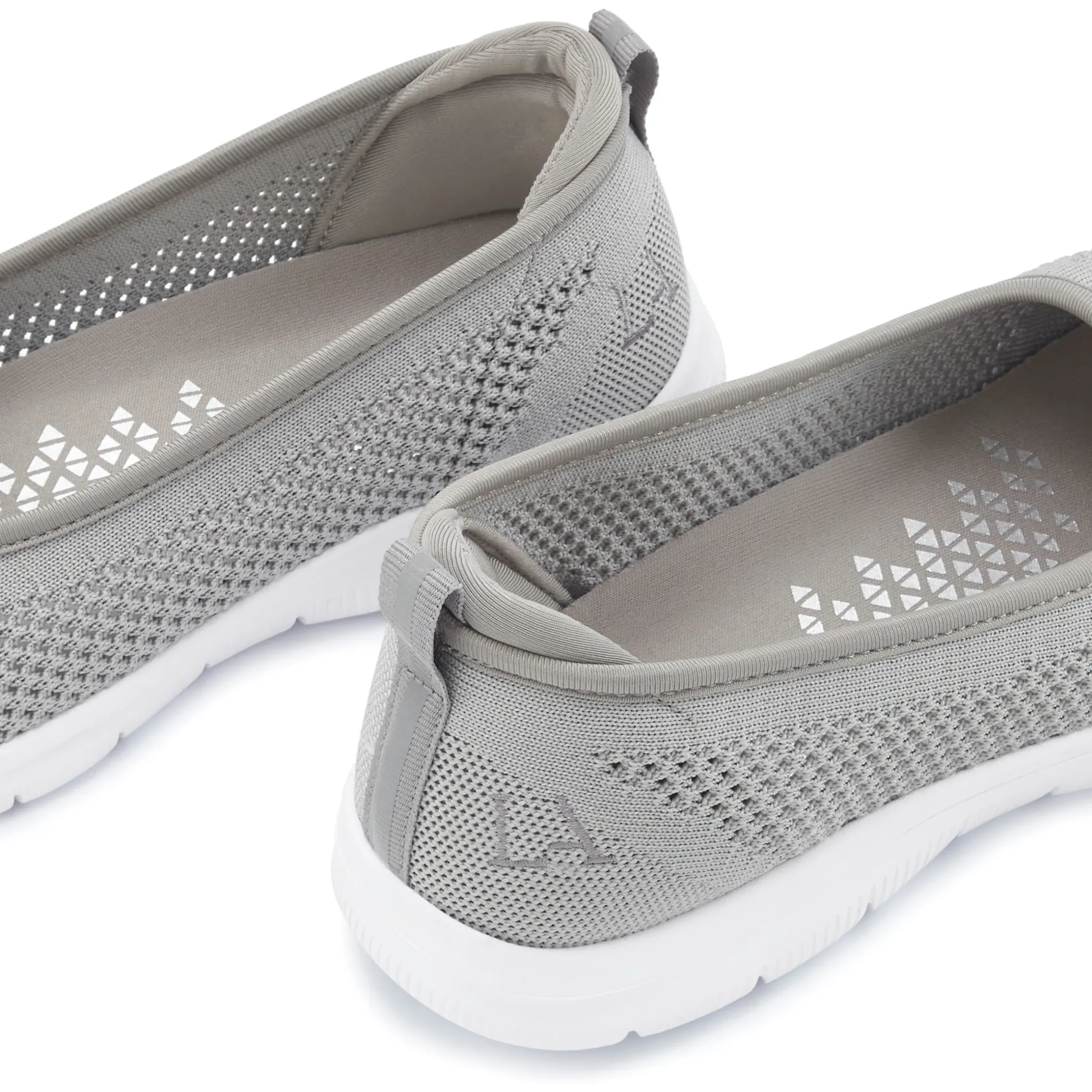 Ballerinas|LASCANA Sneaker Ballerinas grau