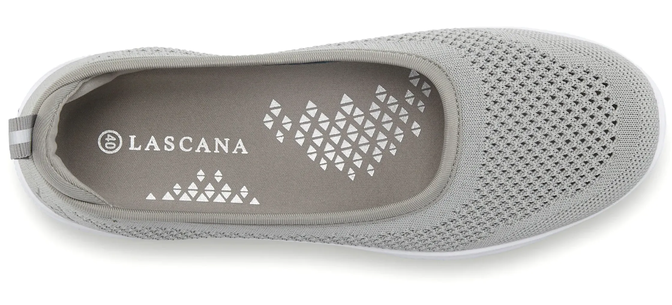 Ballerinas|LASCANA Sneaker Ballerinas grau