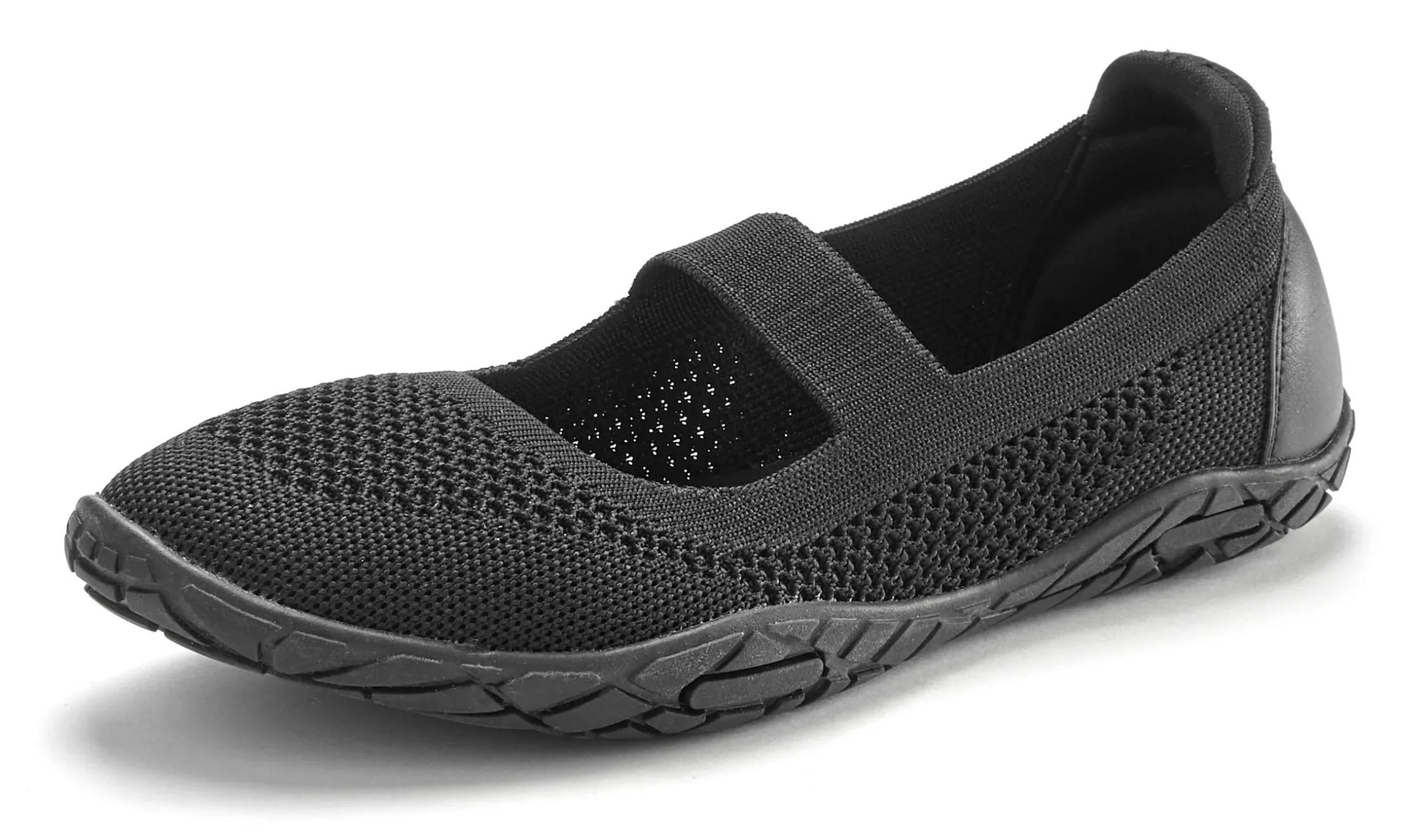Ballerinas|LASCANA Sneaker Ballerinas schwarz