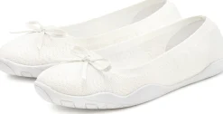Ballerinas|LASCANA Sneaker Ballerinas weiß