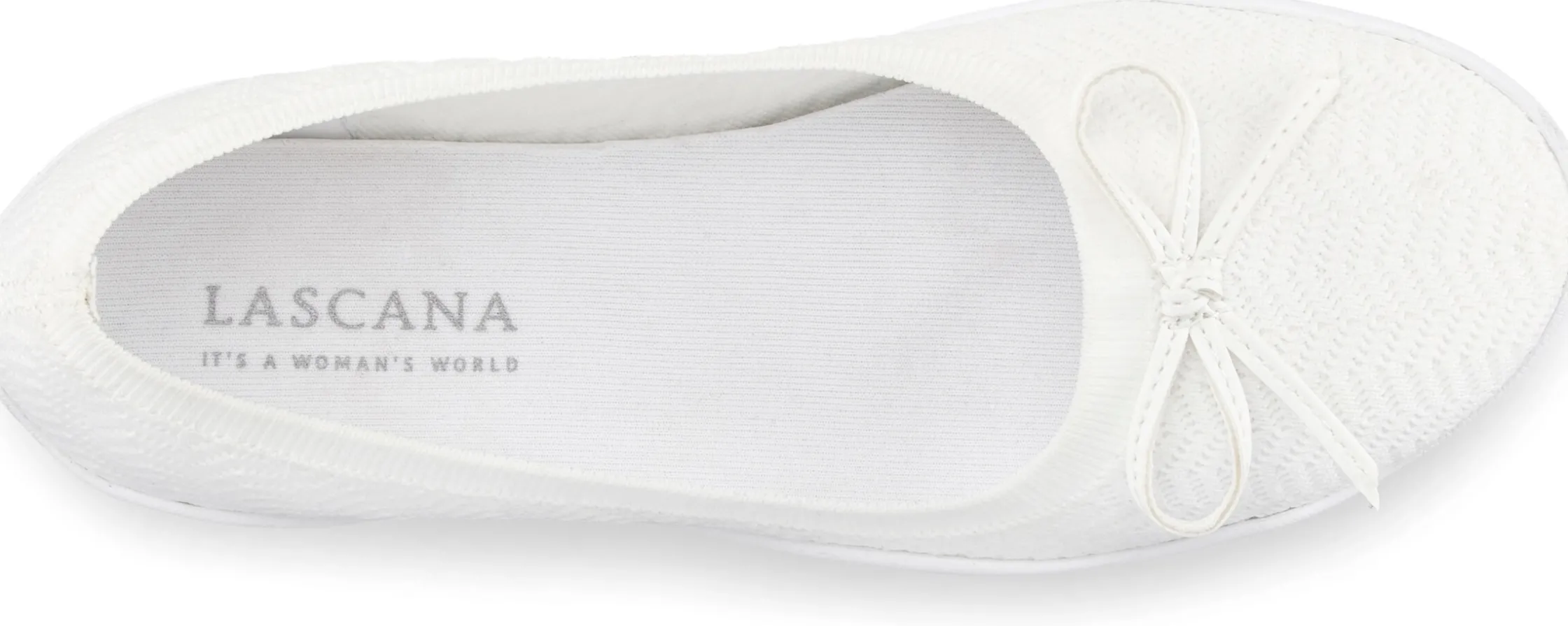 Ballerinas|LASCANA Sneaker Ballerinas weiß
