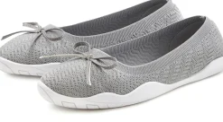 Ballerinas|LASCANA Sneaker Ballerinas grau