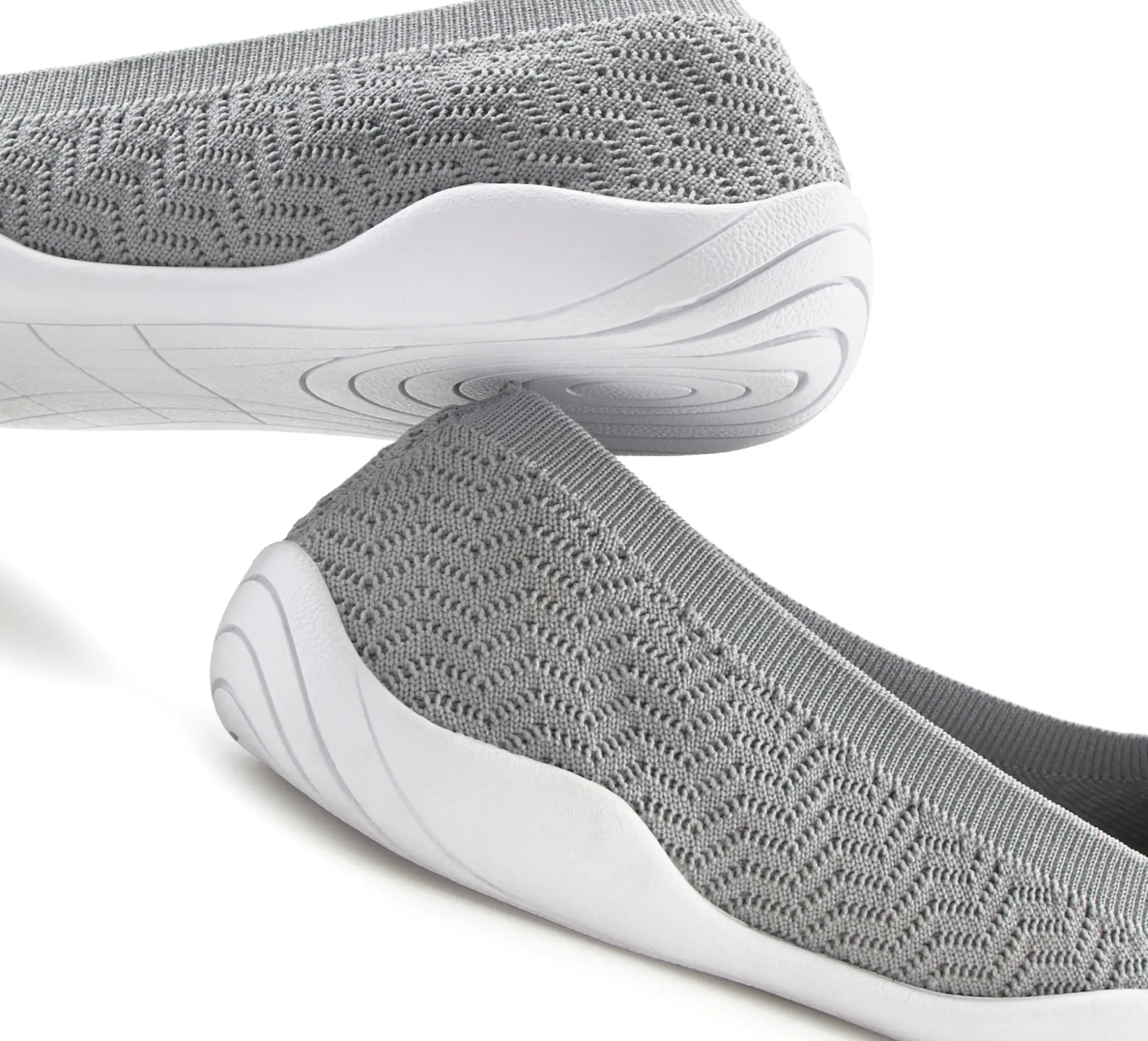 Ballerinas|LASCANA Sneaker Ballerinas grau
