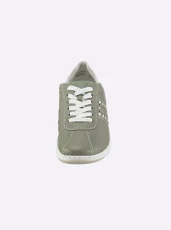 Sneakers & Schnürer|Rieker Sneaker für kräftige Füße kalkmint