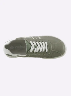 Sneakers & Schnürer|Rieker Sneaker für kräftige Füße kalkmint