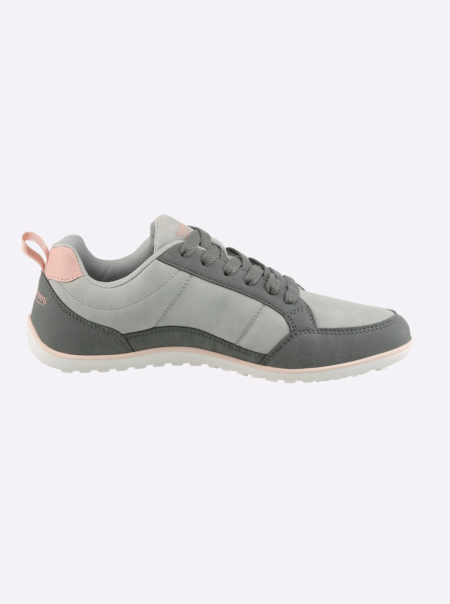 Sneakers & Schnürer|KangaROOS Sneaker mit Barfußgefühl hellgrau