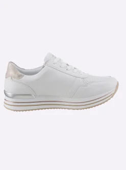 Sneakers & Schnürer|Remonte Sneaker mit leichter PU-Laufsohle weiß