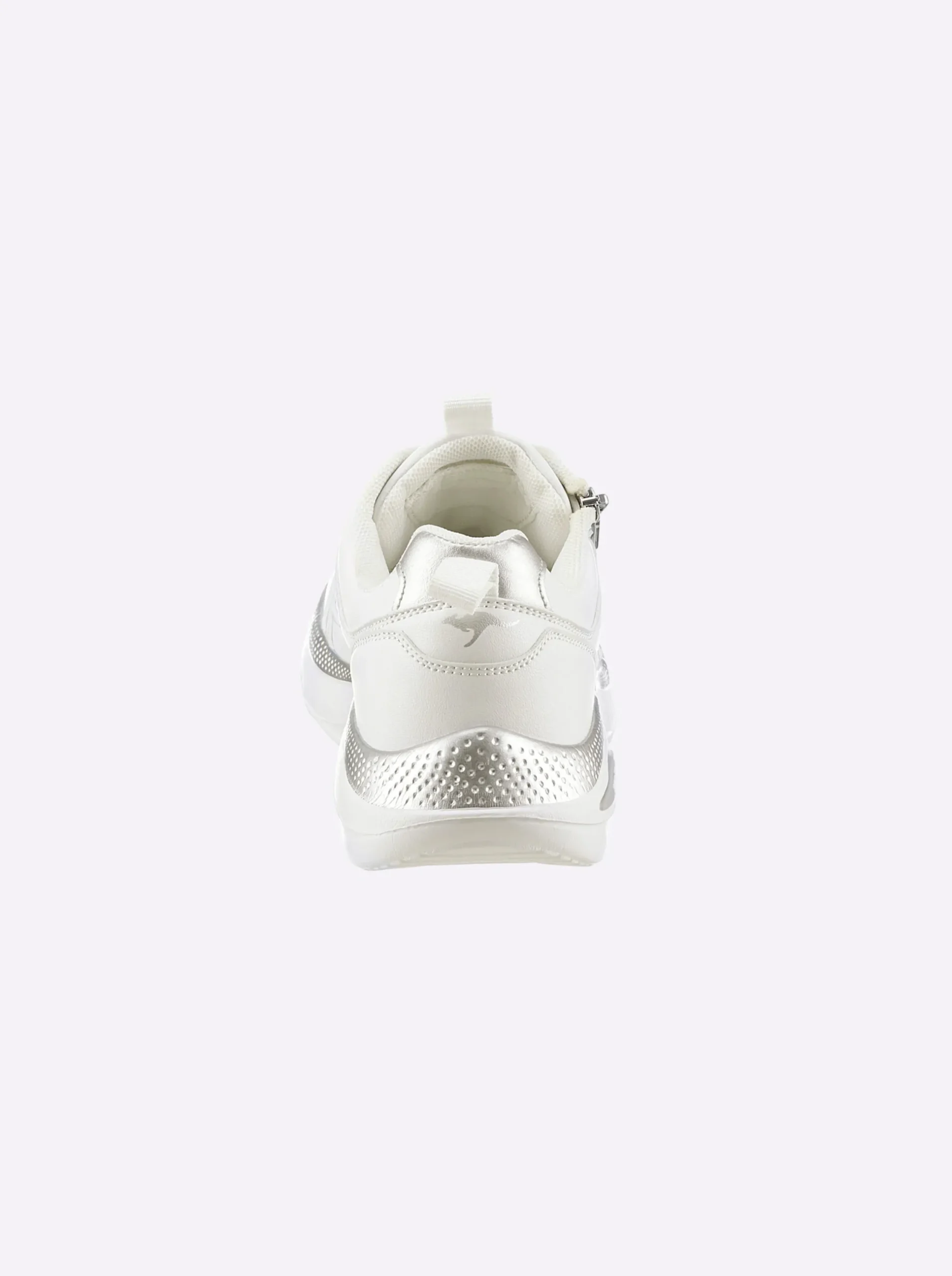 Sneakers & Schnürer|KangaROOS Sneaker mit metallisch schimmernden Akzenten weiß