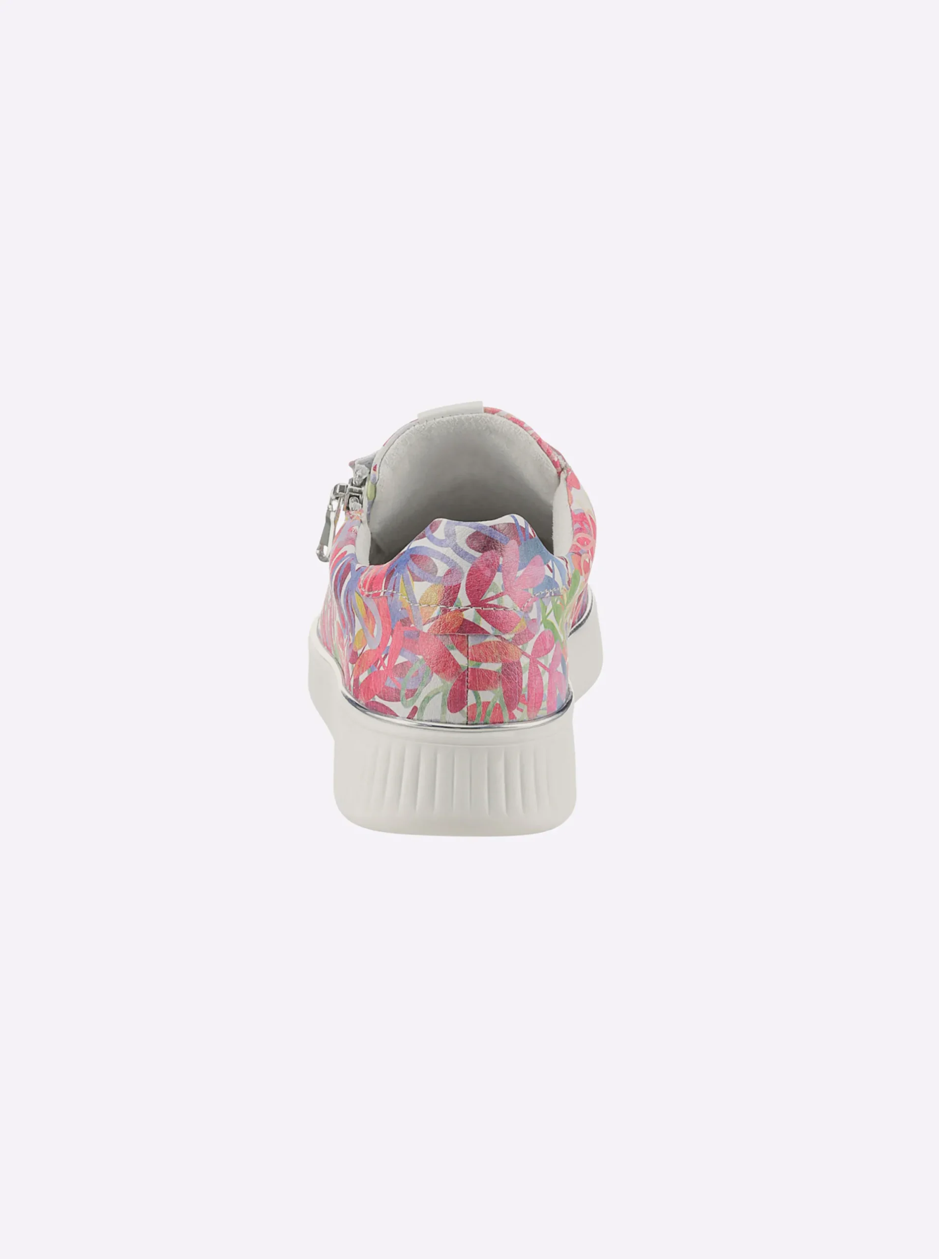Sneakers & Schnürer|Remonte Sneaker mit seitlichem Reißverschluss weiß-bunt