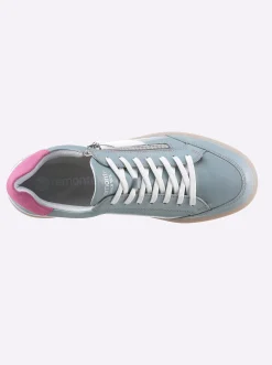 Sneakers & Schnürer|Remonte Sneaker mit wechselbarem Fußbett hellblau