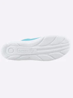 Sneakers & Schnürer|Caprice Sneaker mit Weichschaumfußbett türkis