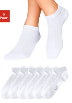 Strümpfe & Socken|H.I.S Sneakersocken 6xweiß