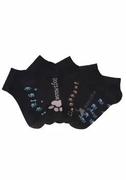Strümpfe & Socken|Arizona Sneakersocken schwarz