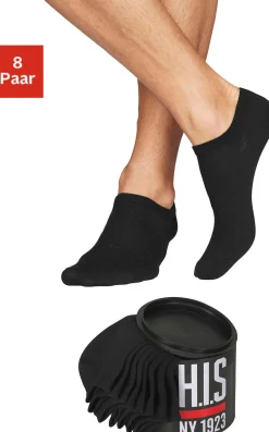 Strümpfe & Socken|H.I.S Sneakersocken 8xschwarz