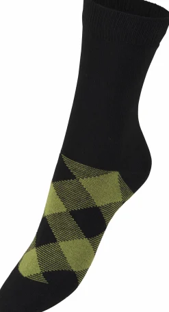 Strümpfe & Socken|H.I.S Socken schwarz-gemustert