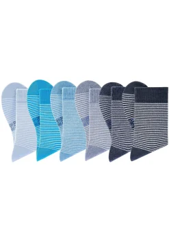 Strümpfe & Socken|H.I.S Socken marine-ecru,dunkeljeans-ecru,hellblau-ecru,jeans-ecru,türkis-ecru,babyblau-ecru