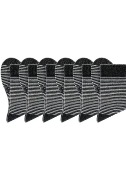 Strümpfe & Socken|H.I.S Socken schwarz-ecru