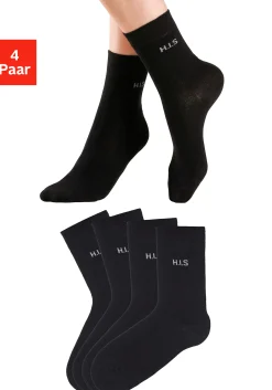 Strümpfe & Socken|H.I.S Socken 4xschwarz