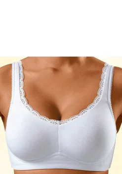 Bhs|petite fleur Soft-BH hellblau+weiß