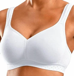 Bhs|petite fleur Soft-BH rosé-bedruckt+weiß