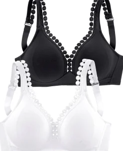 Bhs|petite fleur Soft-BH schwarz+weiß