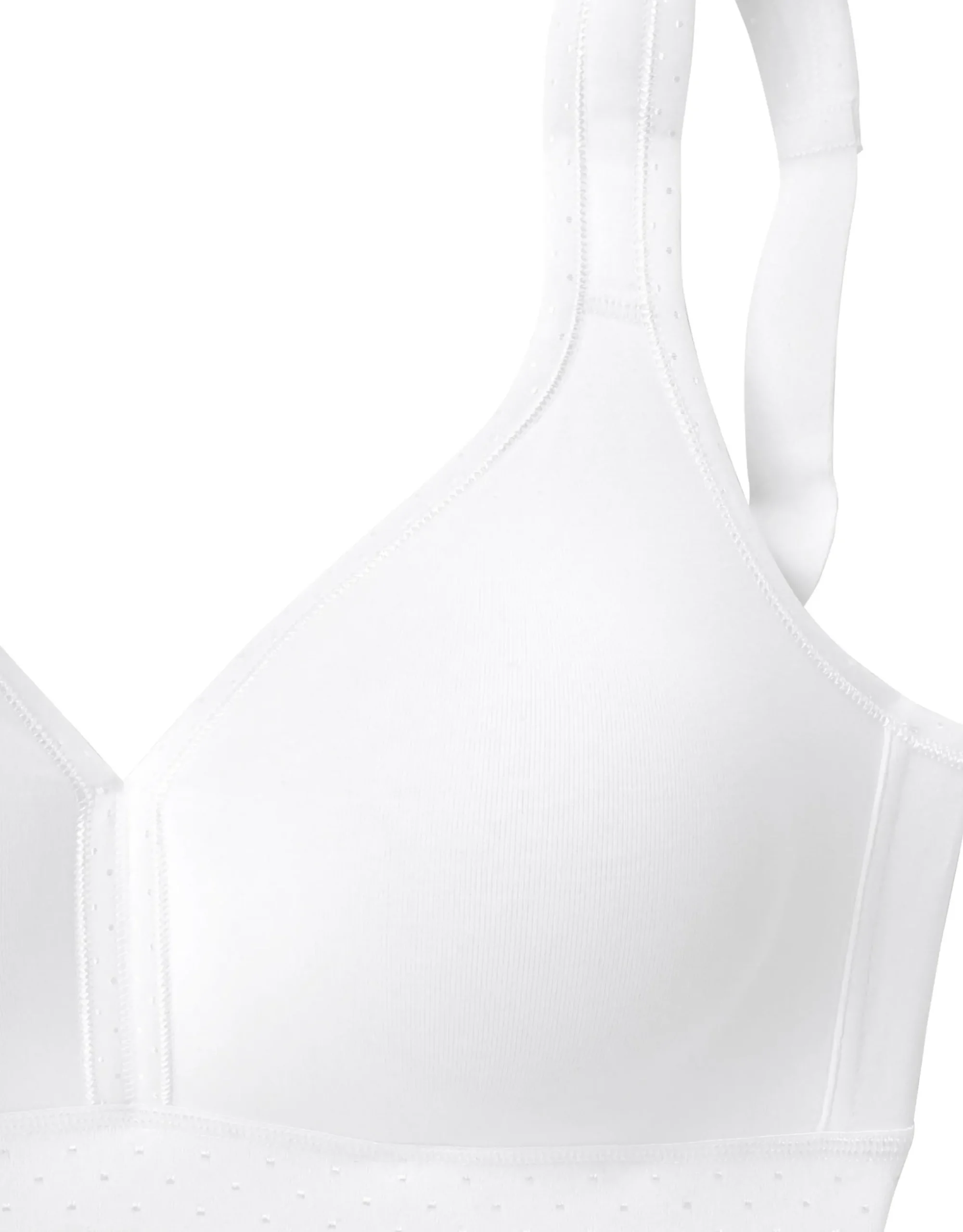 Bhs|petite fleur Soft-BH weiß+schwarz