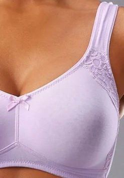Bhs|petite fleur Soft-BH flieder+weiß