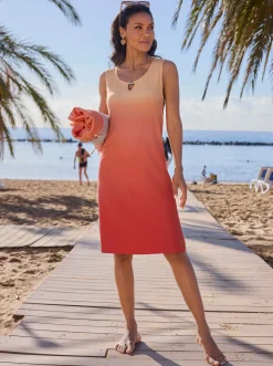 Kleider|feel good Sommerkleid apricot-terra