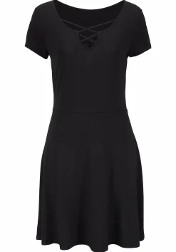 Kleider|LASCANA Sommerkleid schwarz