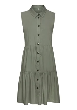 Strandkleider|Kleider|Vivance Sommerkleid khaki