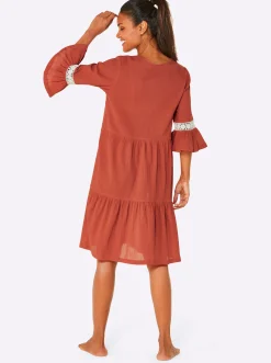 Strandkleider|Kleider|feel good Sommerkleid terra-ecru