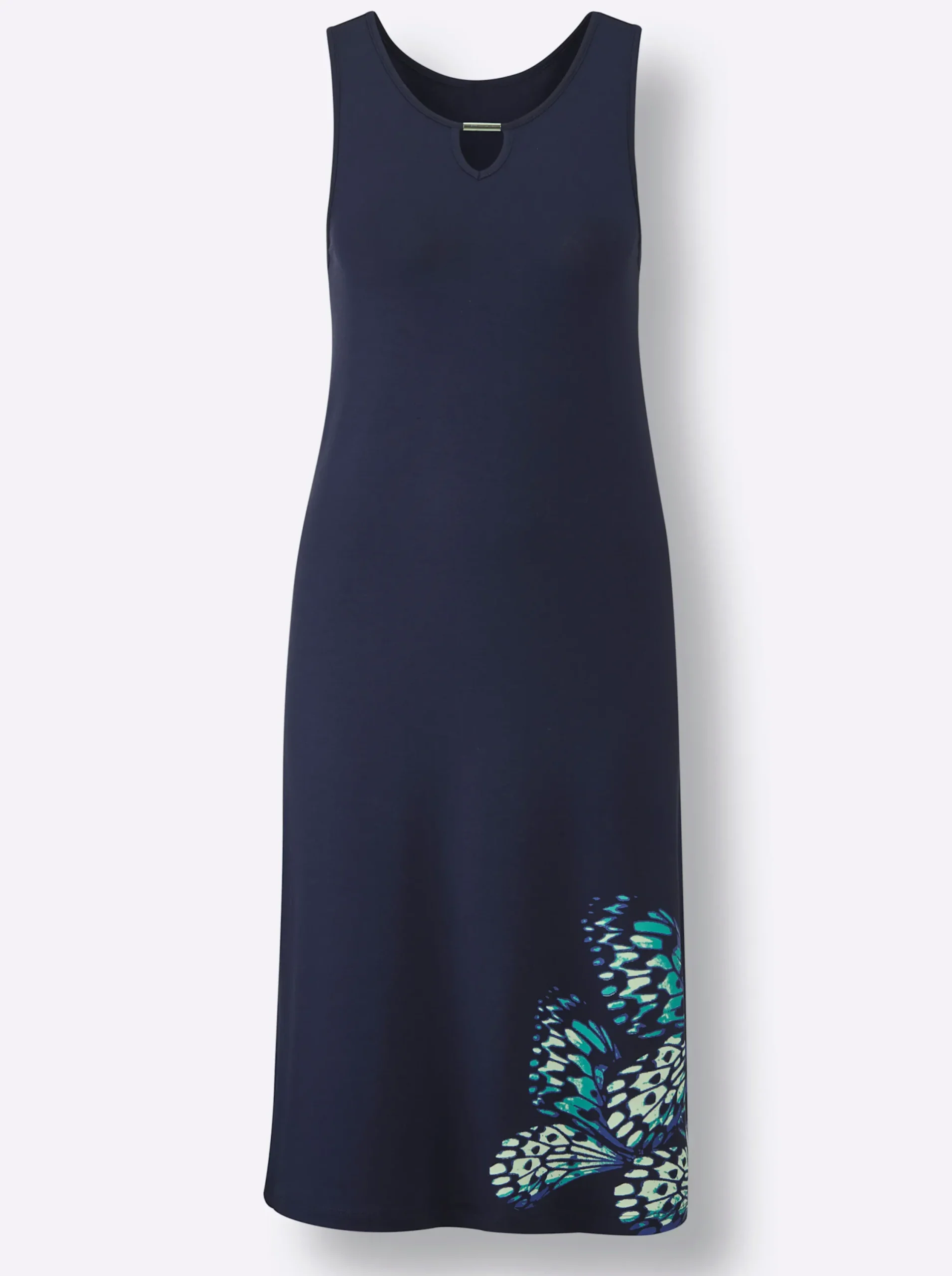 Strandkleider|feel good Sommerkleid marine-royalblau