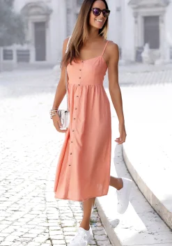 Kleider|LASCANA Sommerkleid puder
