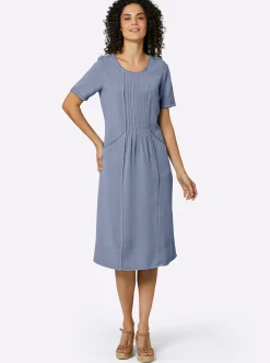 Kleider|CREATION L PREMIUM Sommerkleid taubenblau