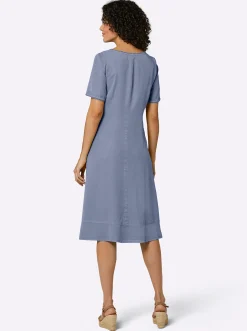 Kleider|CREATION L PREMIUM Sommerkleid taubenblau