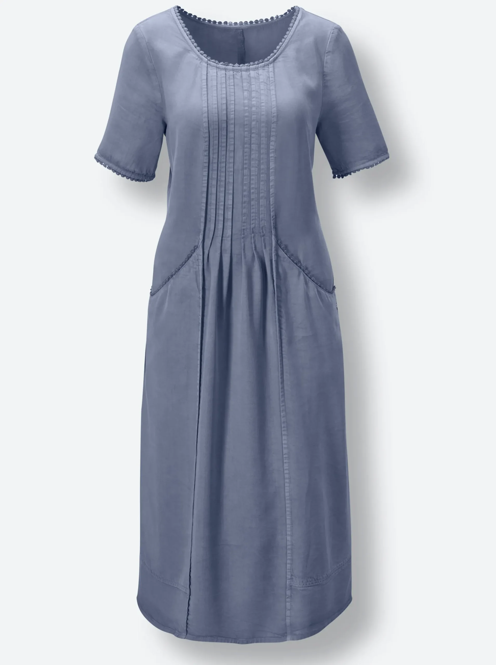 Kleider|CREATION L PREMIUM Sommerkleid taubenblau