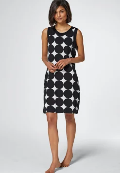 Kleider|pastunette Sommerkleid mit Verschluss im Nacken schwarz-weiß