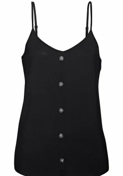 Shirts|LASCANA Spaghettitop creme,schwarz