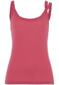 Strandmode|Shirts|Vivance Spaghettitop beere,sand