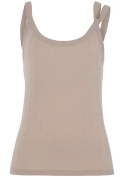 Strandmode|Shirts|Vivance Spaghettitop beere,sand