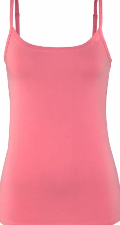 Shirts|Vivance Spaghettitop apricot,weiß