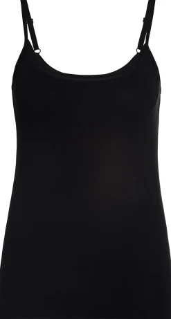 Strandmode|Shirts|Vivance Spaghettitop schwarz,weiß