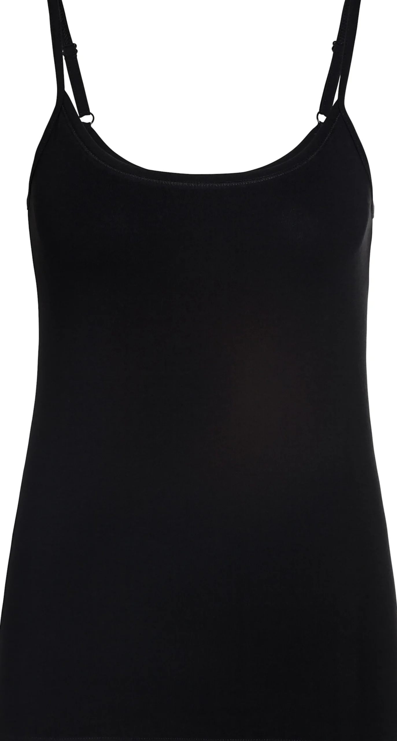 Strandmode|Shirts|Vivance Spaghettitop schwarz,weiß