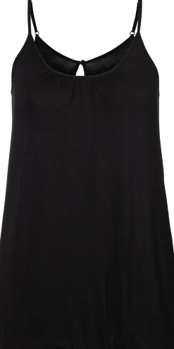 Shirts|LASCANA Spaghettitop schwarz-gemustert,schwarz-uni