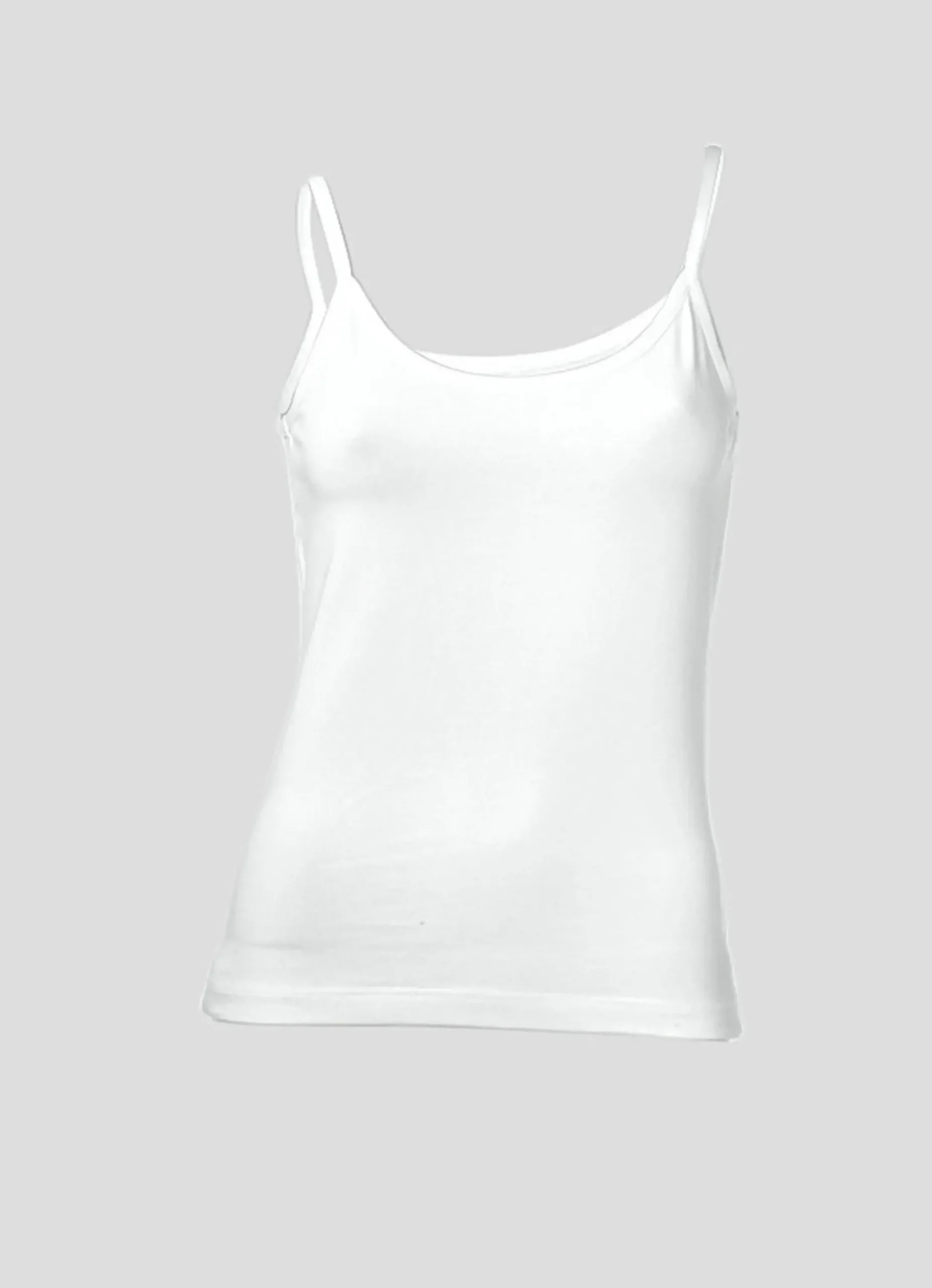 Strandmode|Shirts|heine Spaghettitop in figurbetontem Schnitt weiß