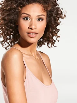 Strandmode|heine Spaghettitop in figurbetontem Schnitt rosé