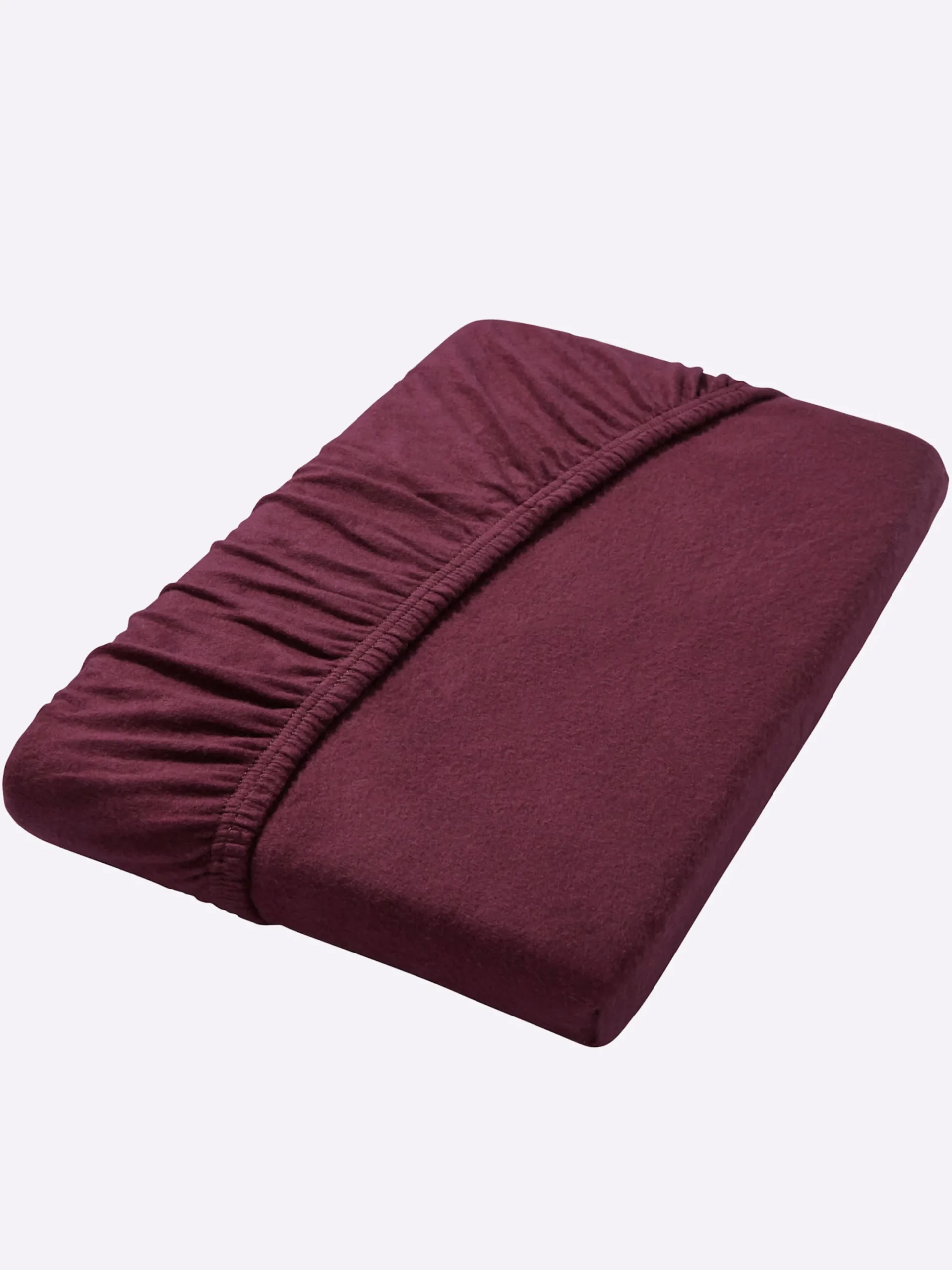 Bettwäsche & Laken|Irisette Spannbetttuch bordeaux