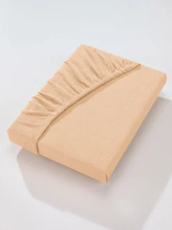 Bettwäsche & Laken|wäschepur Spannbetttuch beige